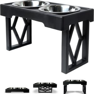 Pet Zone Elevated and Adjustable Dog Bowls